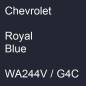 Preview: Chevrolet, Royal Blue, WA244V / G4C.